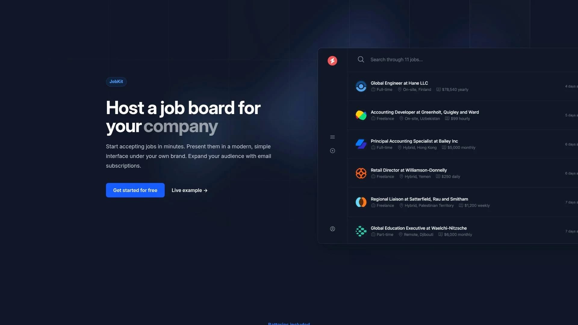 JobKit screenshot